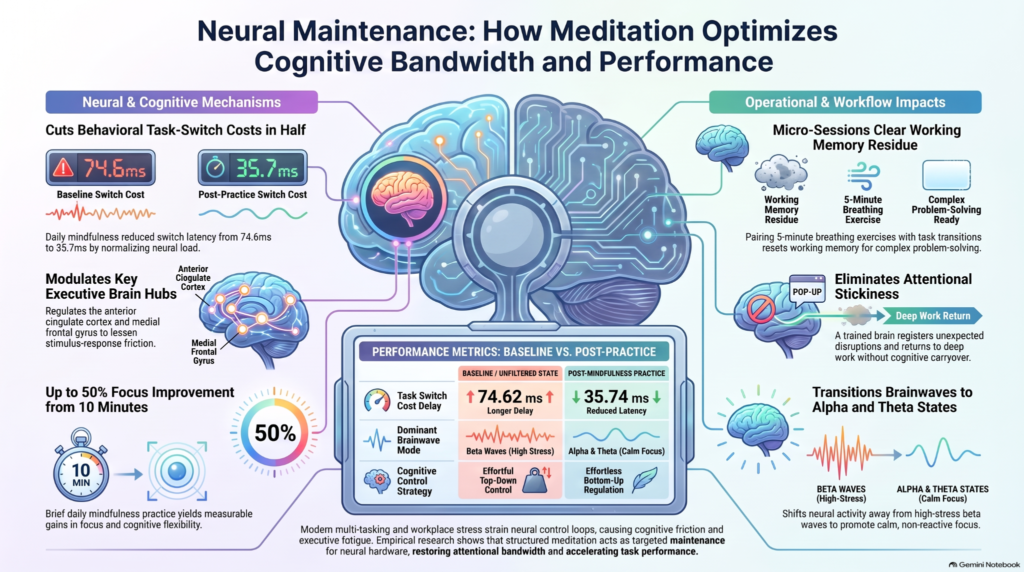 meditation effects on task performance