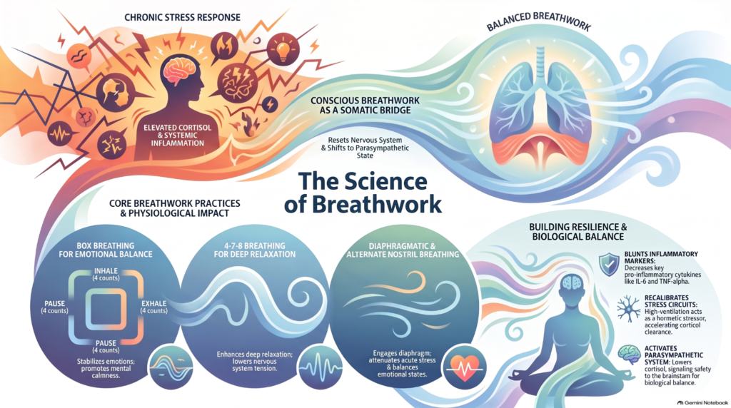 breathwork and cortisol reduction