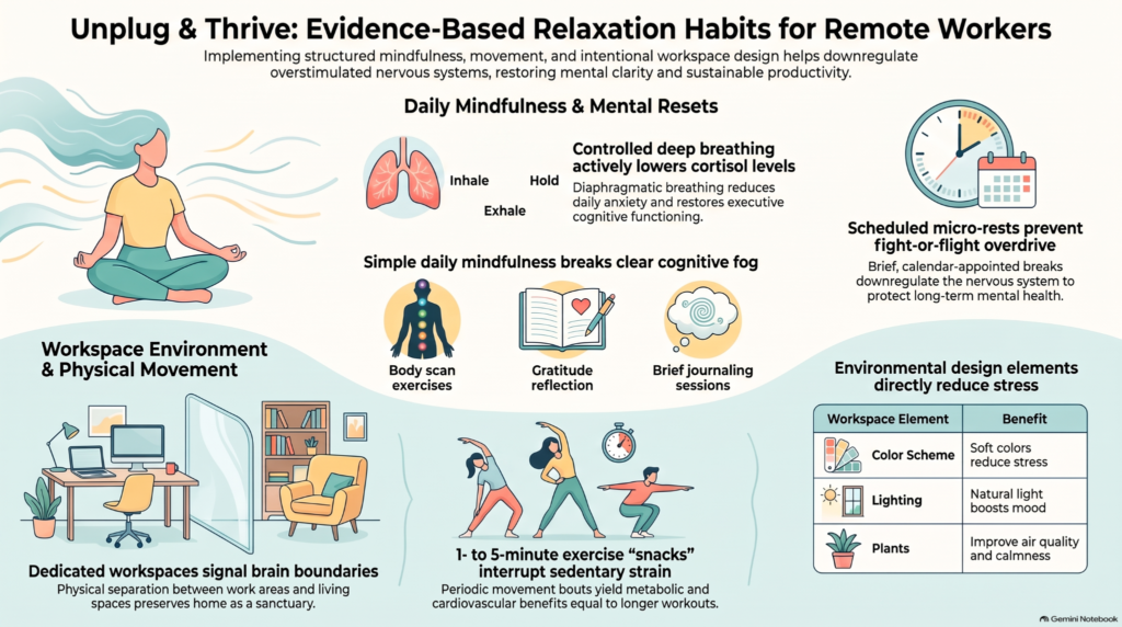 relaxation habits for remote workers