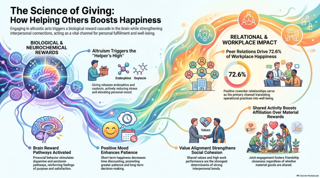 happiness boost from helping others behavioral science