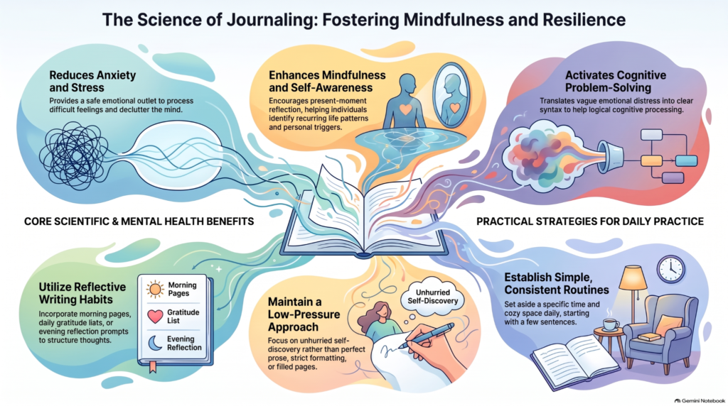 journaling as recreational self-care scientific benefits