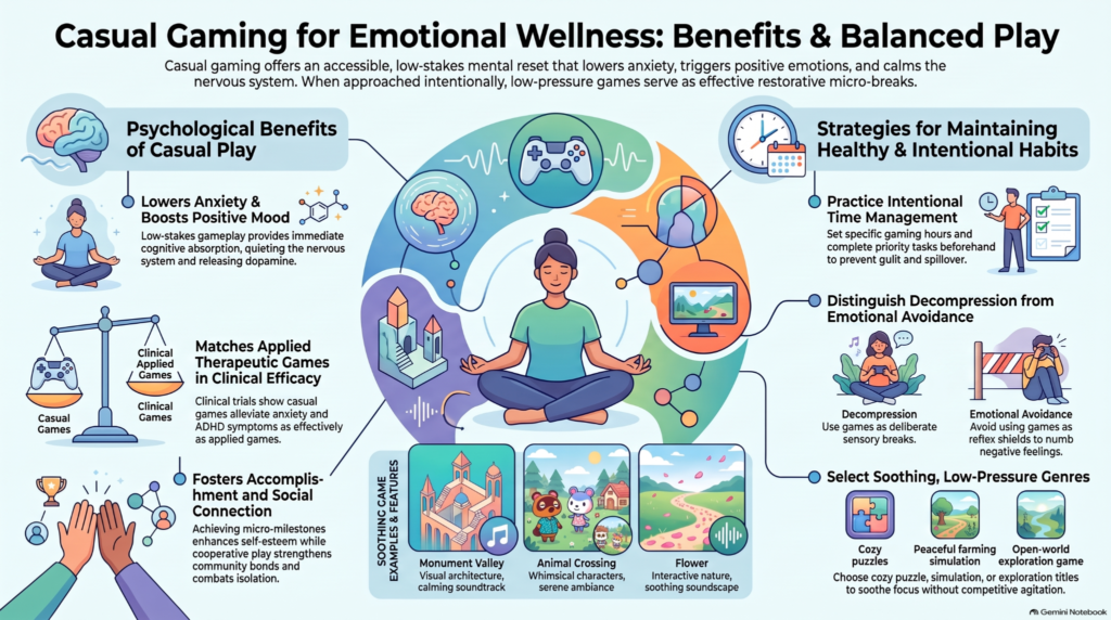 casual gaming and mood regulation