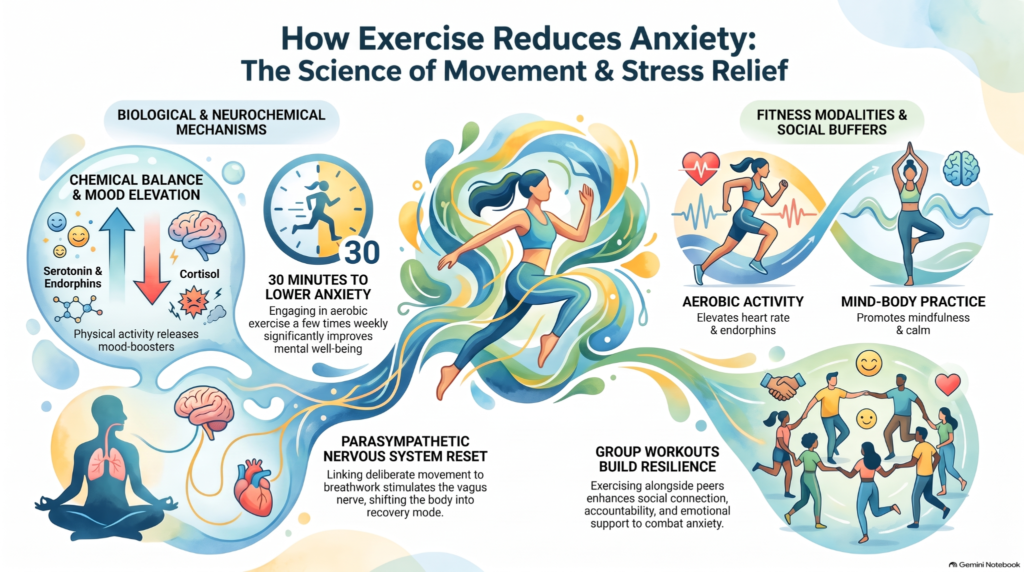 fitness reduces anxiety scientific evidence